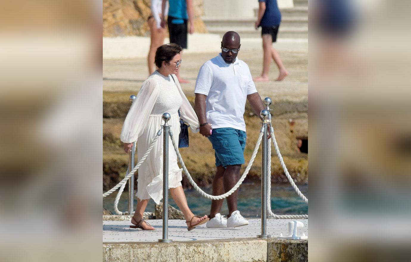 Kris Jenner Corey Gamble Boat France PDA