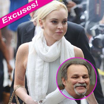 //lindsay lohan excuses ed winter splash