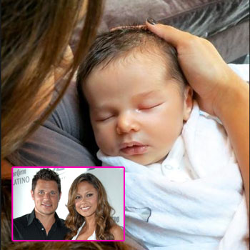 //nick vanessa lachey baby