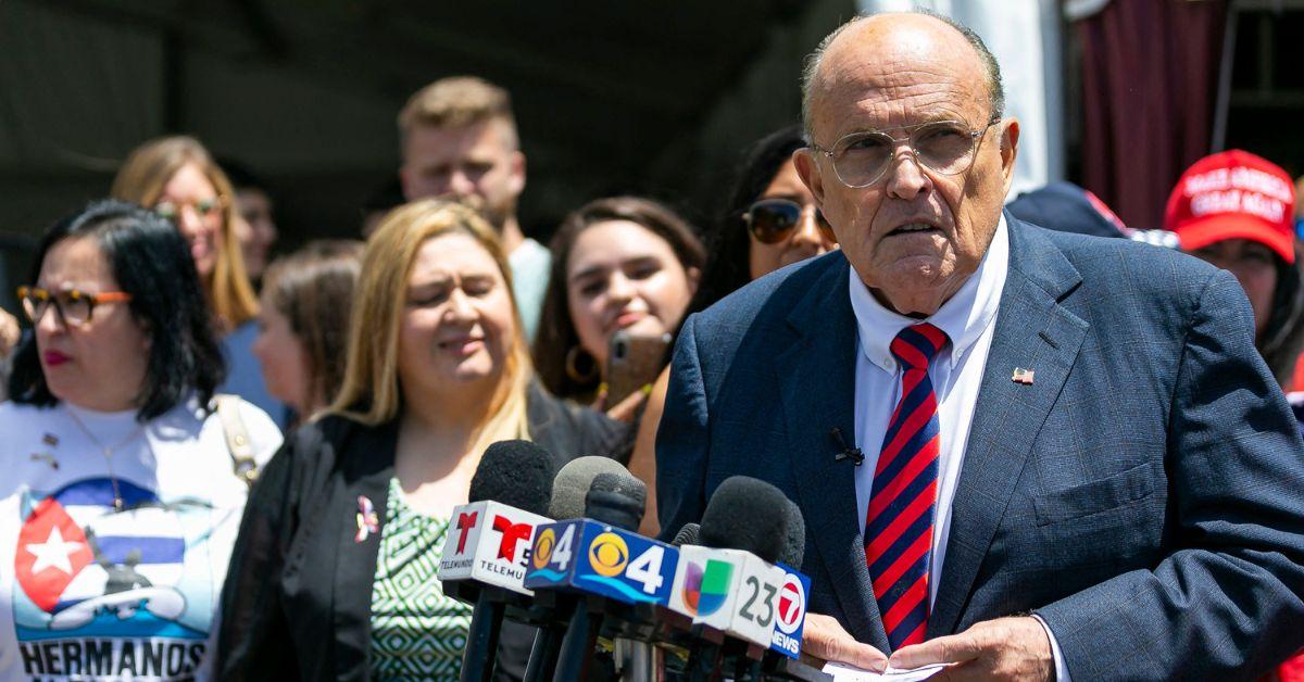 rudy giuliani files chapter  bankruptcy m defamation judgment