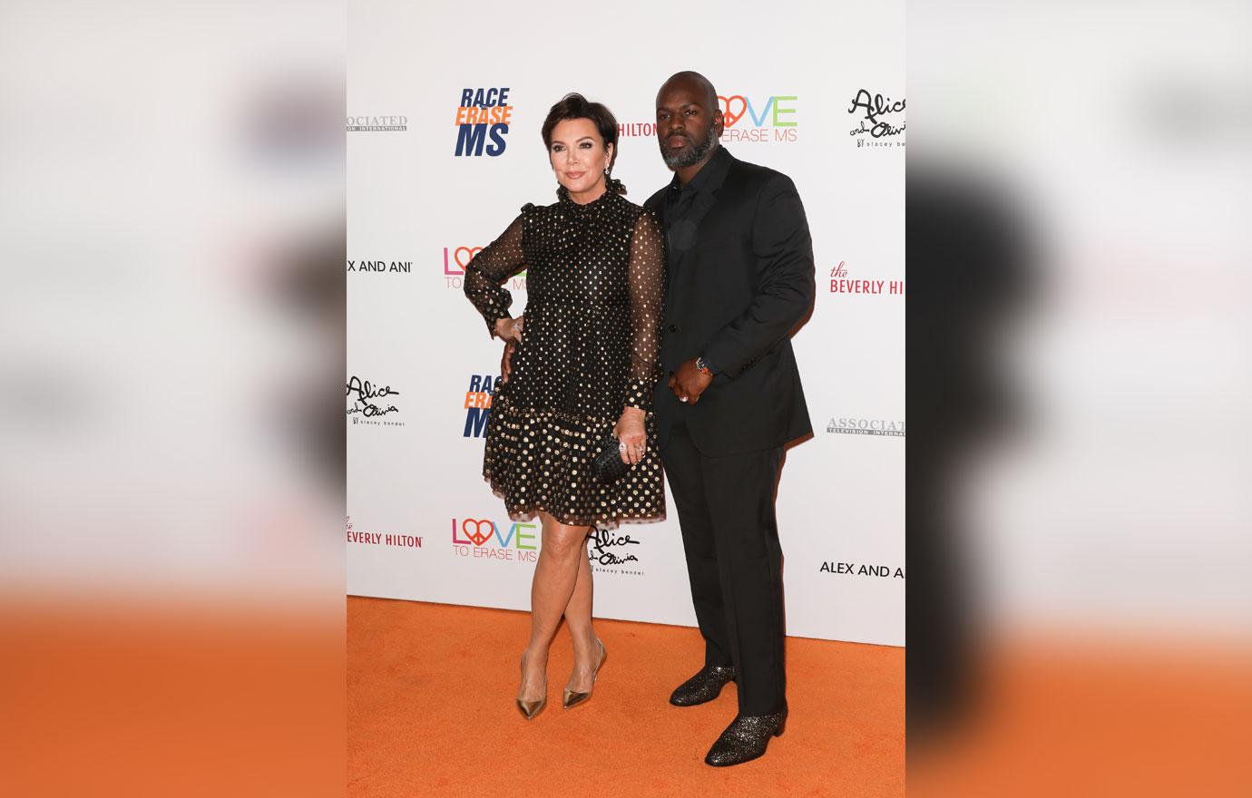 Kris Jenner And Corey Gamble Attend MS Gala