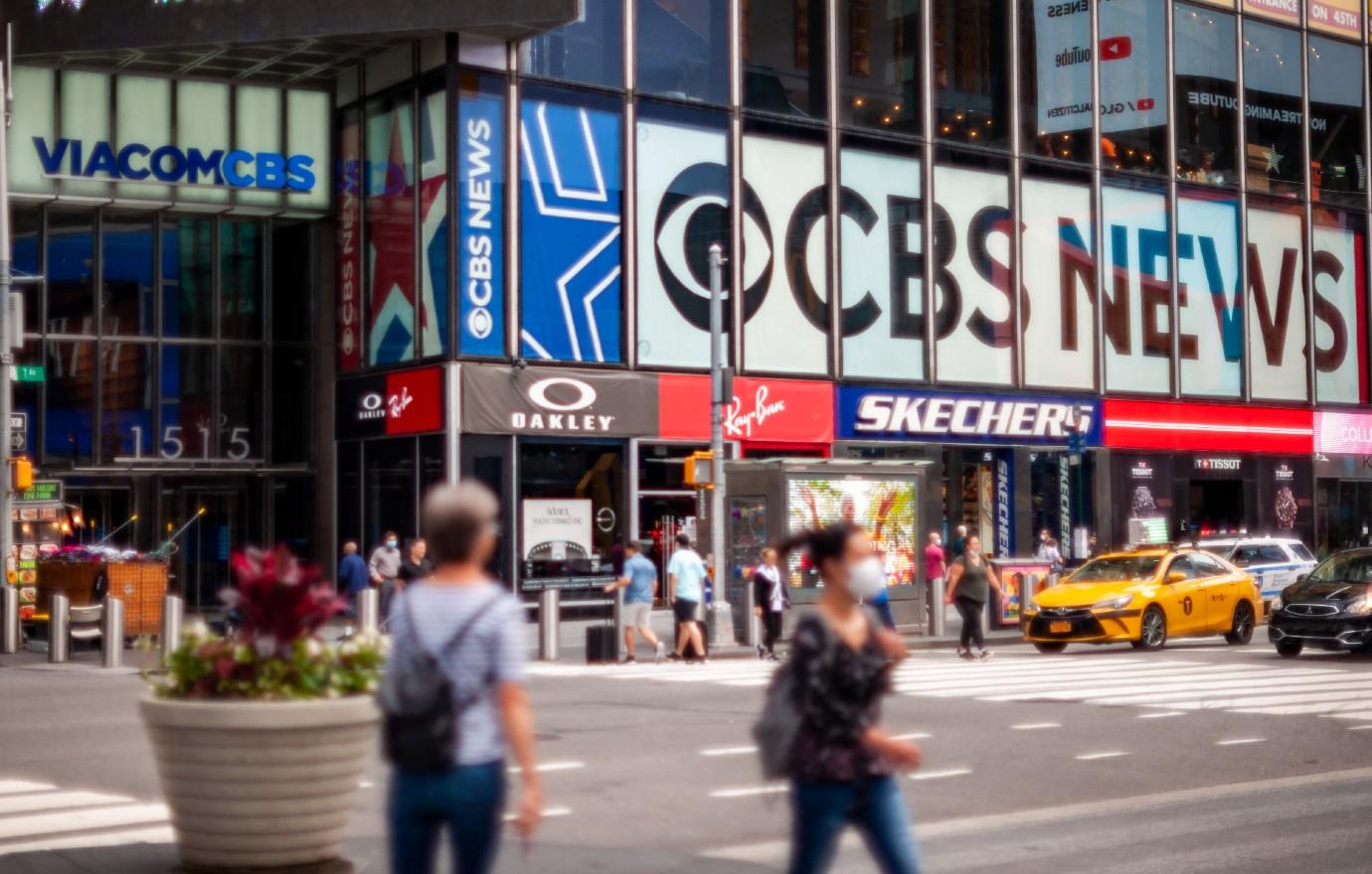 cbs viacom sign newyork mega