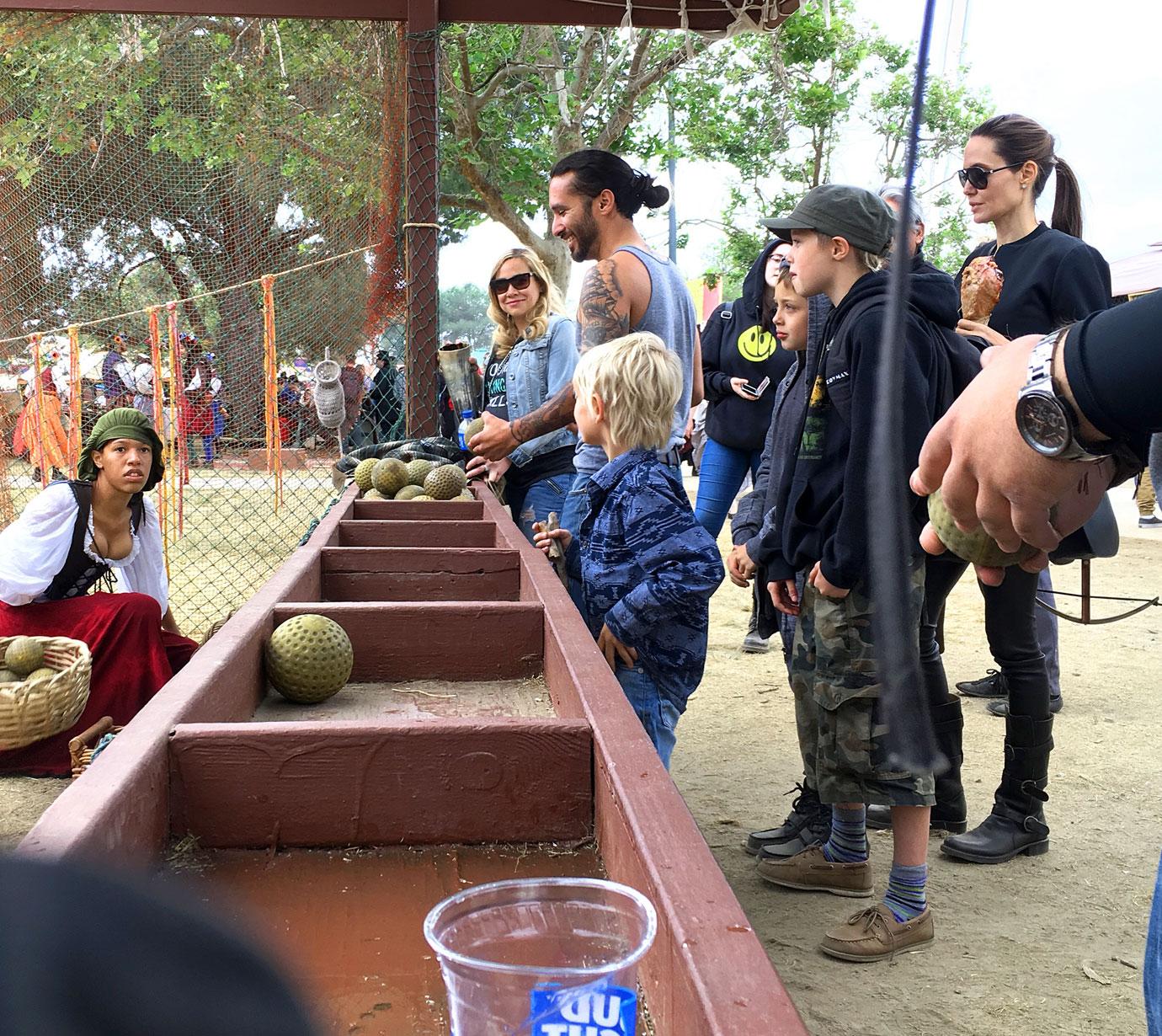 Angelina Jolie Scary Skinny Divorce Renaissance Faire