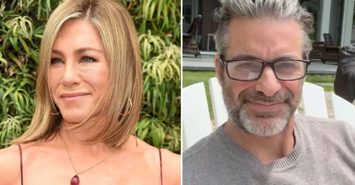 picture of Jennifer Aniston and Jim Curtis.