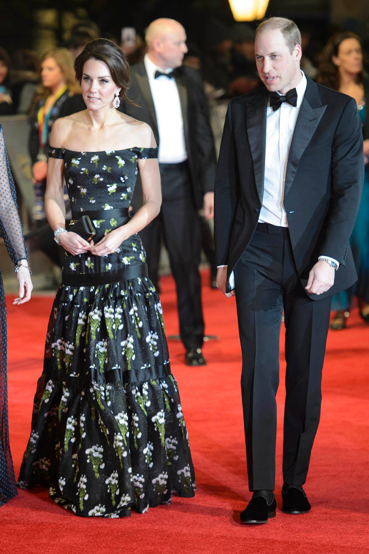 Kate Middleton Scary Skinny Prince William Baftas