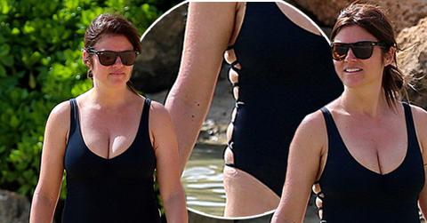 //Tiffani amber Thiessen bikini weight gain pp