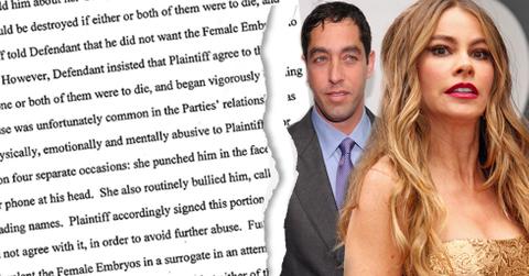Sofia Vergara Physical Abuse Bullying Nick Loeb