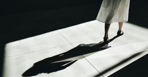 woman in shadow