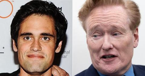picture of Nick reiner and Conan O'Brien