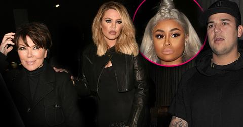 Blac Chyna Rob Kardashian Wedge Family