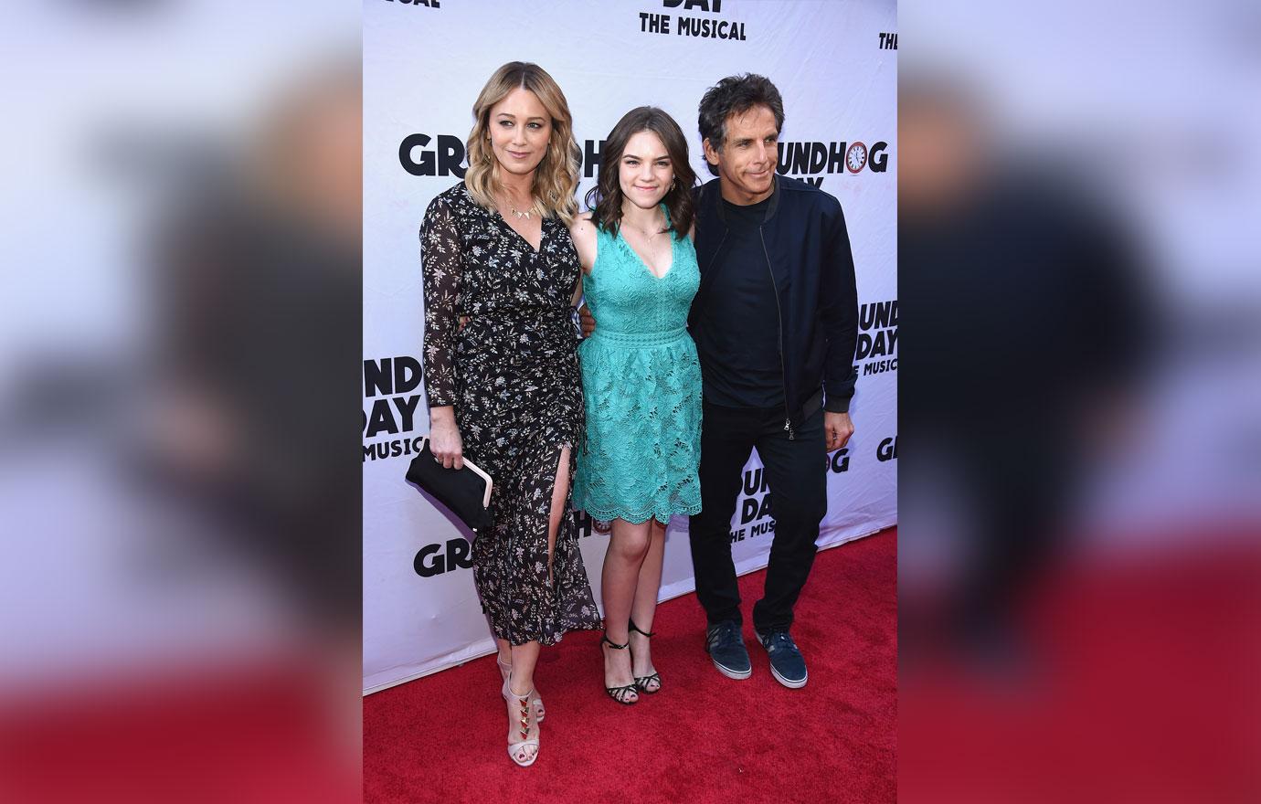 //Christine Taylor no ring ben stiller divorce