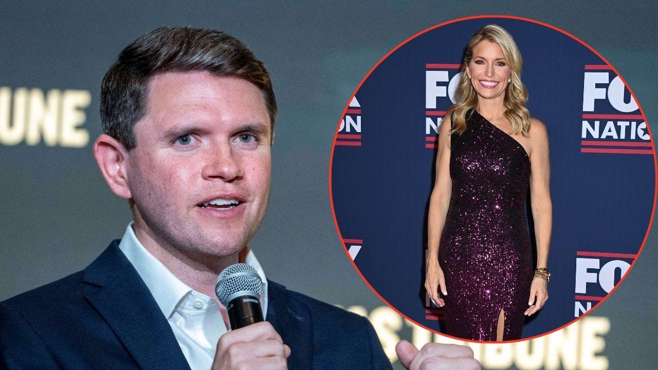 Split image of James Talarico and Ainsley Earhardt