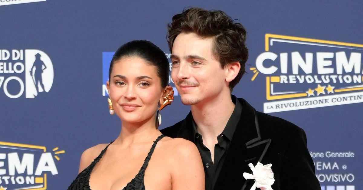 picture of Timothée Chalamet and Kylie Jenner