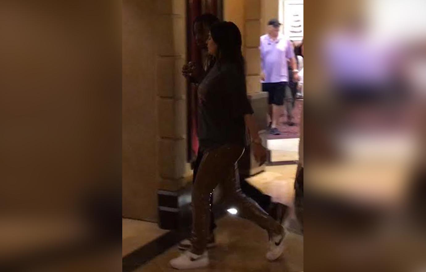 Kylie Jenner Jets Into Vegas To Be With Travis Scott