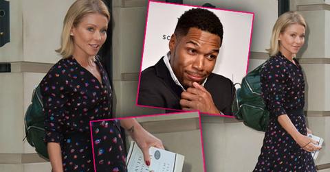 //kelly ripa michael strahan feud live first sighting pp
