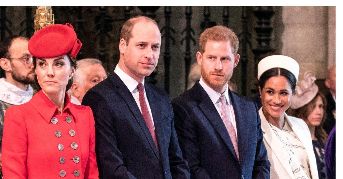 Photo of Prince William, Kate Middleton, Prince Harry, Meghan Markle
