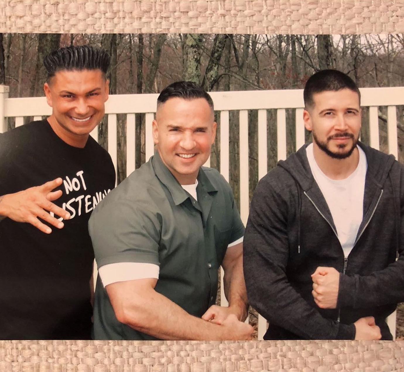 Mike Sorrentino Pauly Vinny and Lauren Visit The Situation in Prison