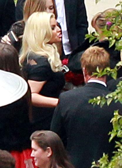 //joe jessica simpson cacee cobb donald faison wedding