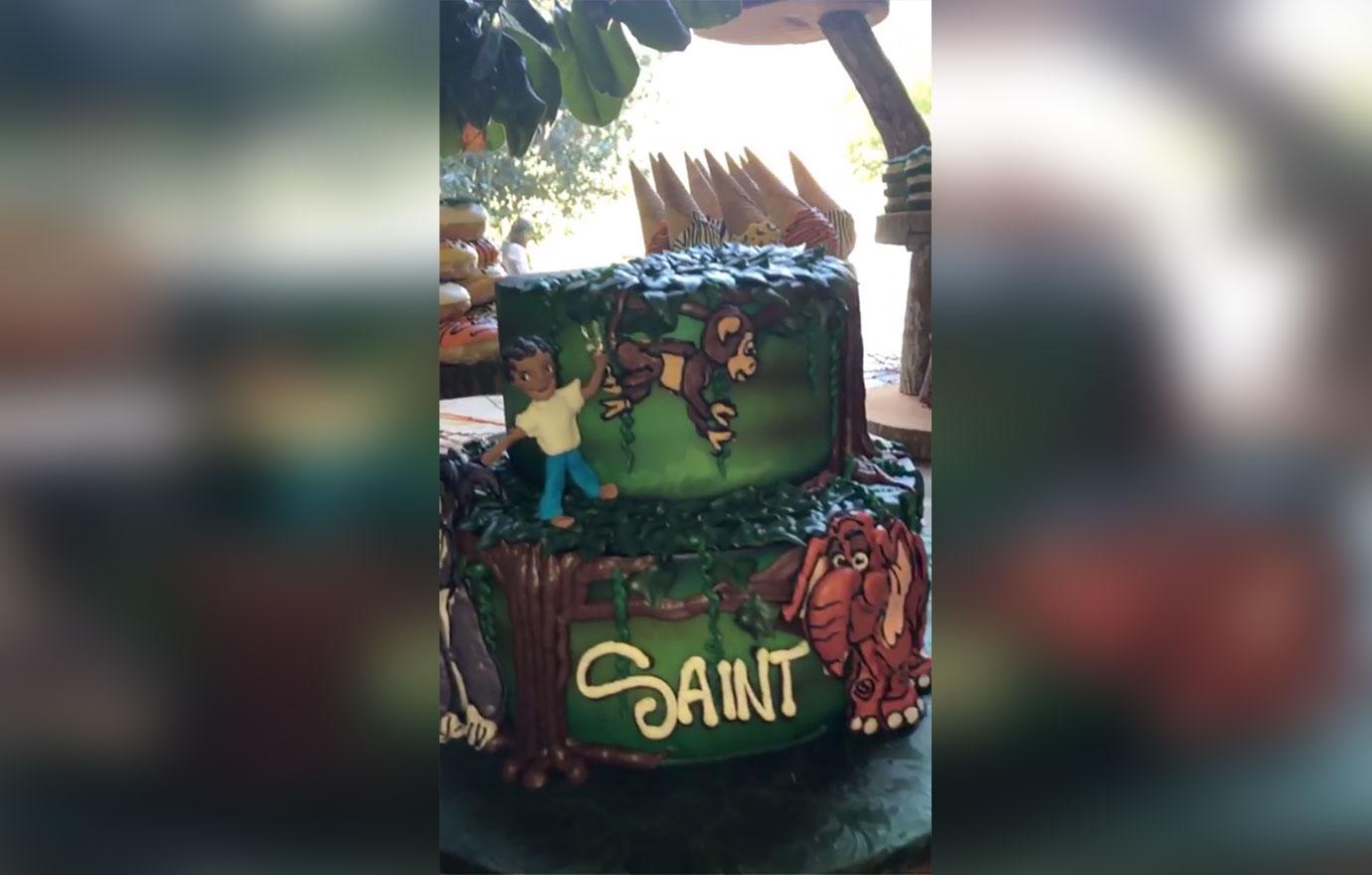 Kim Kardashian Throws Tarzan Themed Party For Her Kids