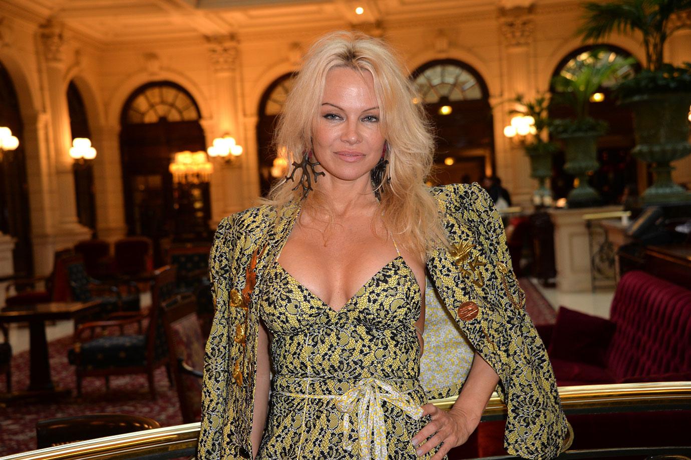 Pamela Anderson Wardrobe Malfunction Boobs Nip Slip Vivienne Westwood Show