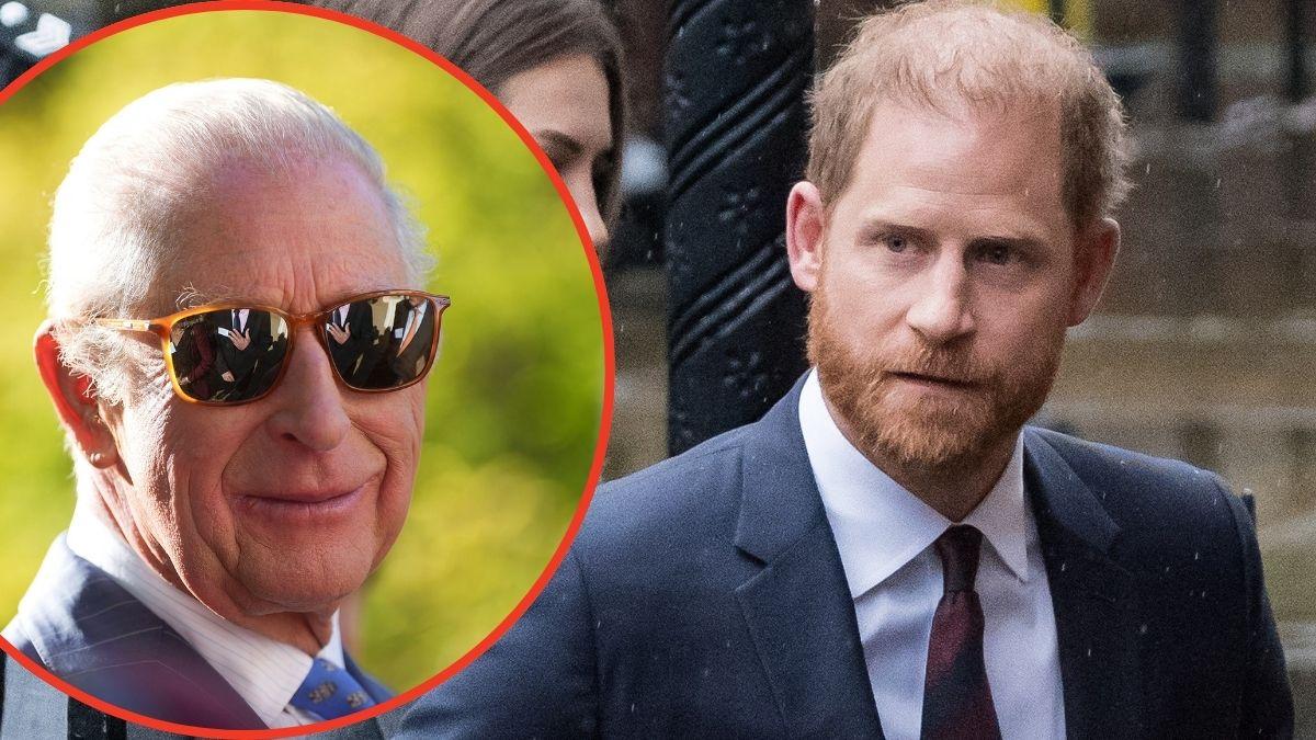 Photo of King Charles and Prince Harry