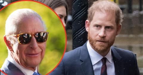 Photo of King Charles and Prince Harry