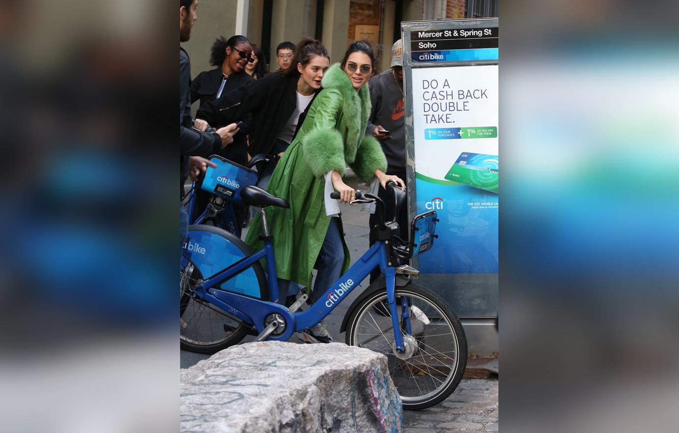 Kendall Jenner Rides Citi Bike In New York