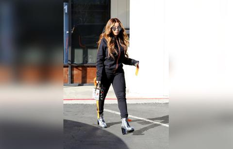 Blac Chyna Looks Glum On Outing After Sex Tape Scandal