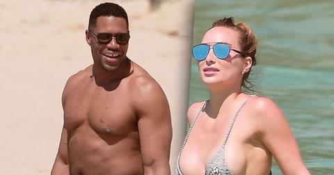 //michael strahan shirtless girlfriend kayla bikini criminal record pp