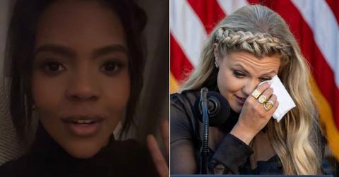 Composite photo of Candace Owens and Erika Kirk