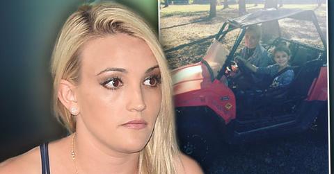 //jamie lynn spears daughter maddie accident atv helmet pp