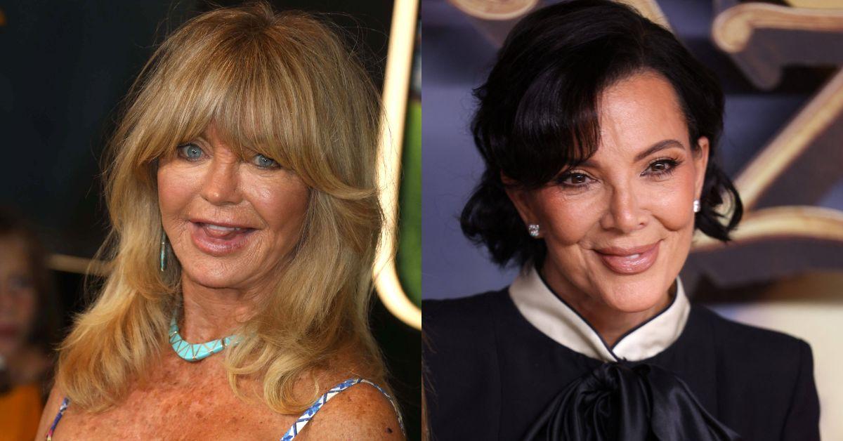 photo of goldie hawn and kris jenner