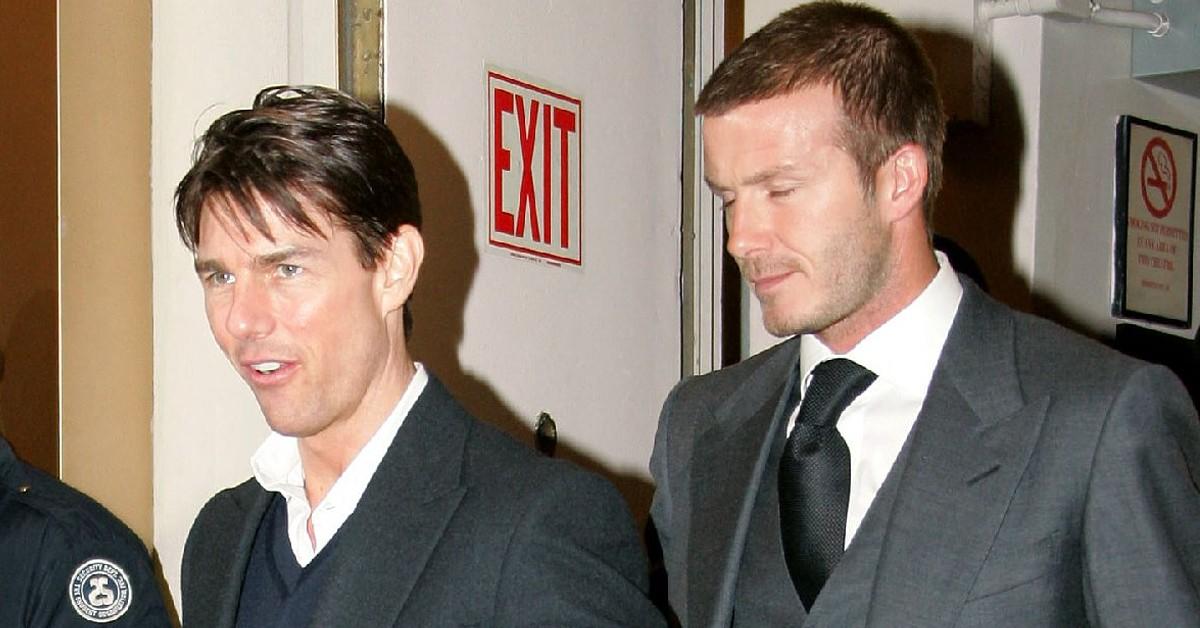 Photo of Tom Cruise and David Beckham
