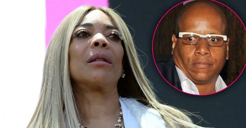 Wendy Williams Looking Upset Inset of Kevin Hunter Looking Guilty