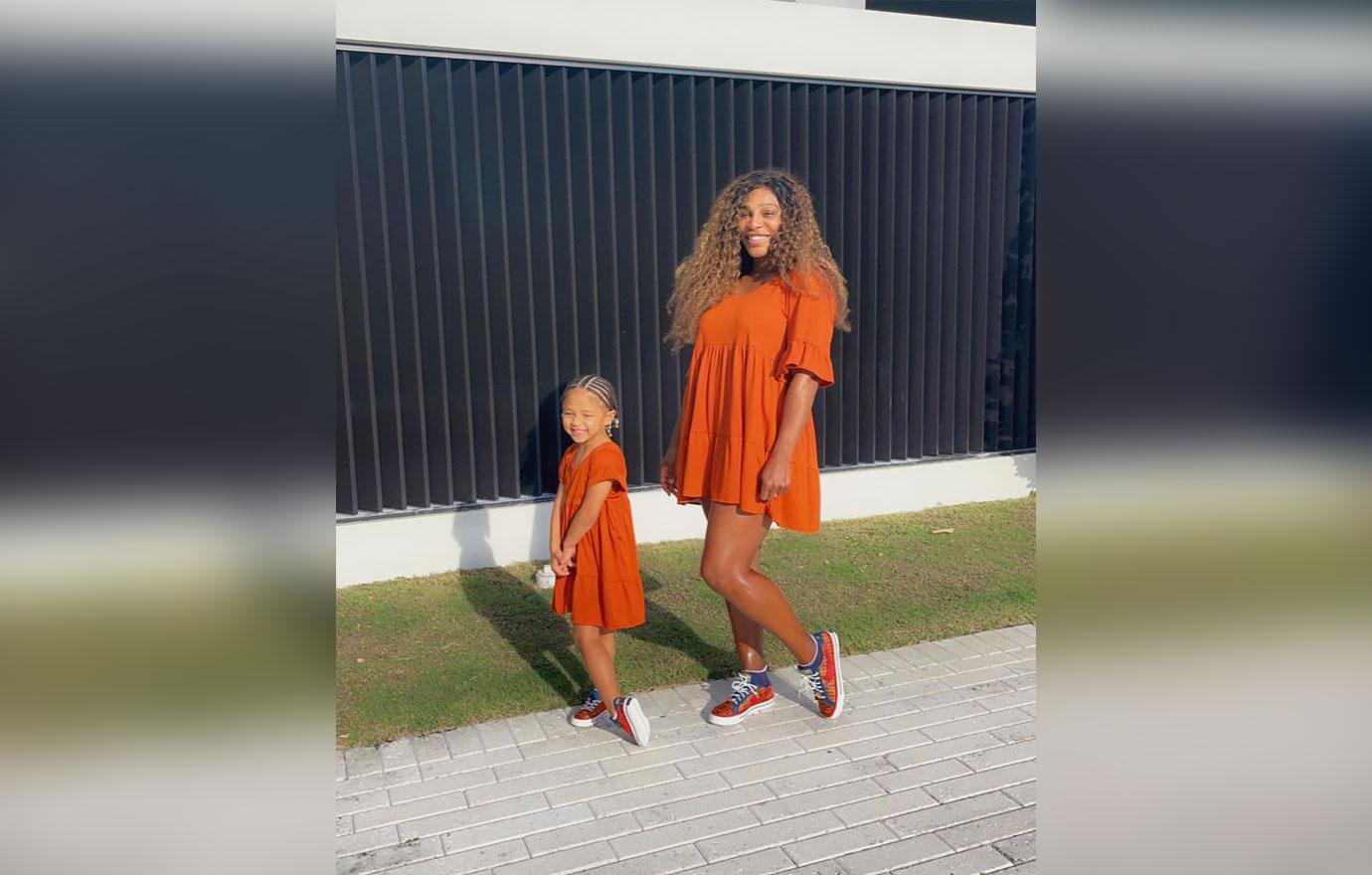 Serena williams best sale orange dress