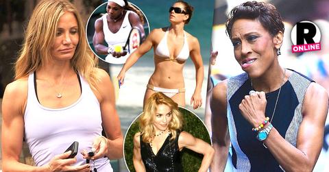 //suns out guns out female celebs show off their muscular arms bodies pp sl