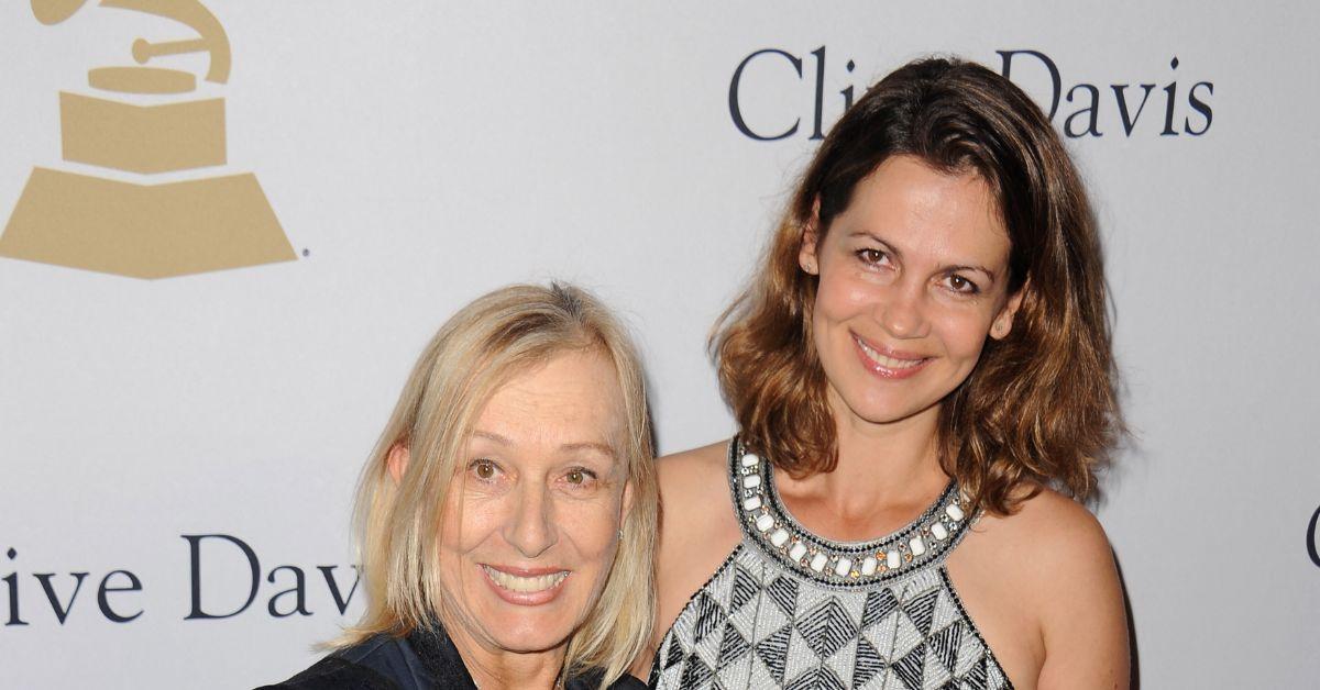 Photo of Martina Navratilova and Julia Lemigova