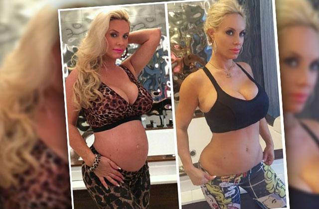 Coco Austin Flaunts Post-Baby Body Weight Loss In A Sports Bra