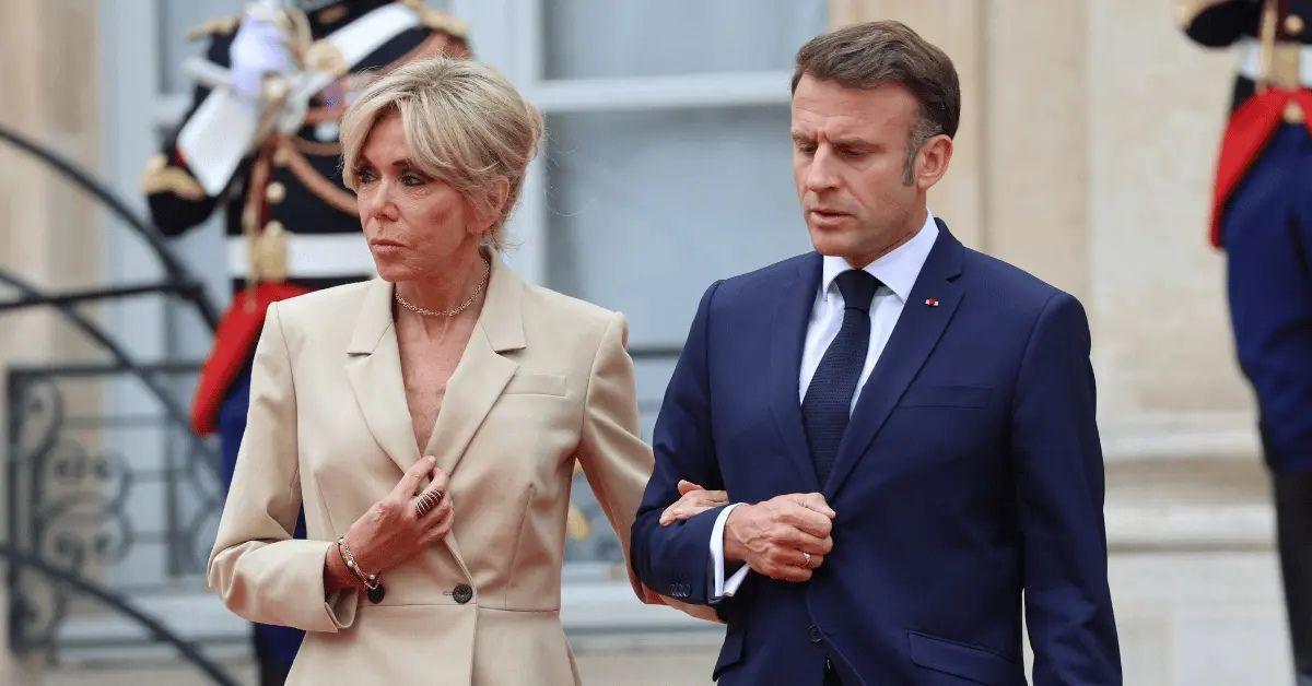 Emmanuel and Brigitte Macron