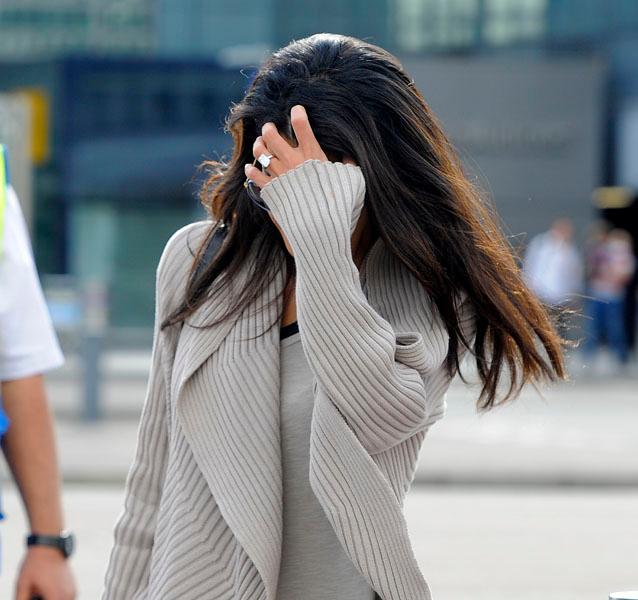 Amal Alamuddin Engagement Ring Heathrow