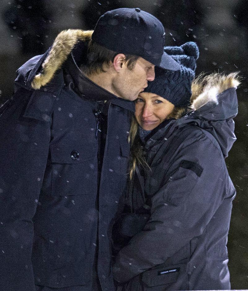 Tom Brady, Gisele Bündchen with Son