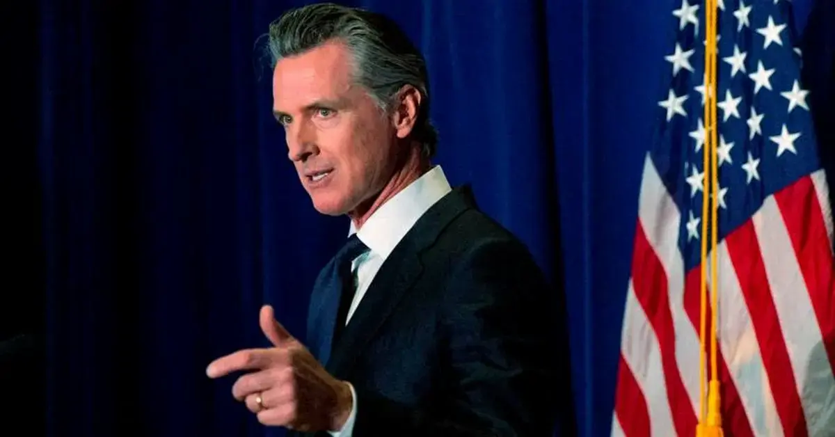 gavin newsom attacked john fetterman shadow campaign biden  governor poll numbers disapproving california voters