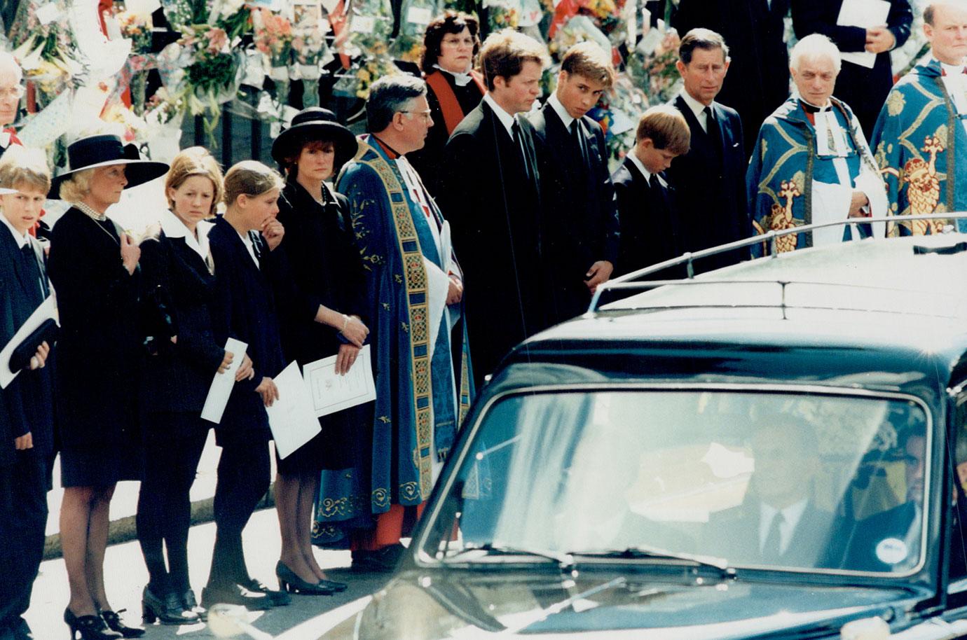 //princess diana death anniversary funeral photos family drama