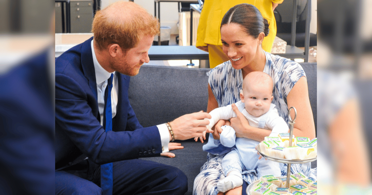 Photo of Prince Harry, Meghan Markle and son Archie