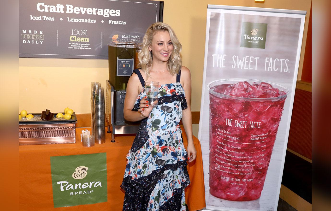 //Kaley Cuoco for Panera Bread hires