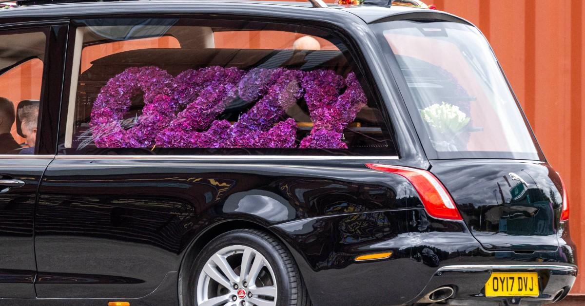 Photo of Ozzy Osbourne's hearse