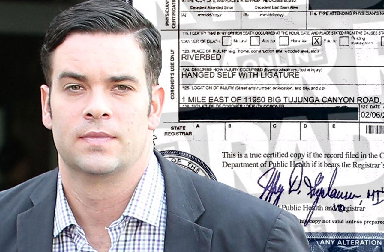 //mark salling death certificate revealed pp