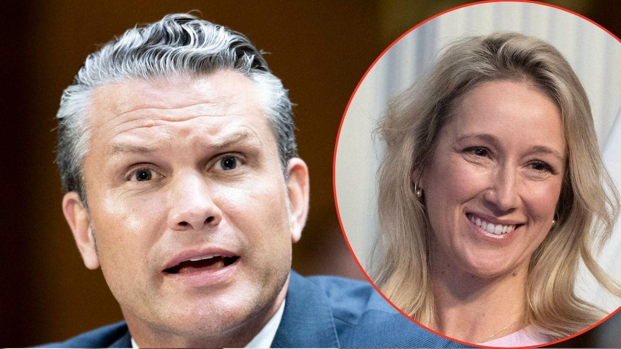 Photo of Jennifer Rauchet, Pete Hegseth