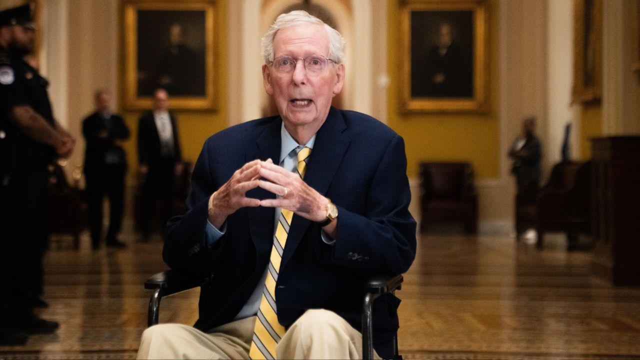 McConnell spoke by phone with congressional colleagues after his hospitalization.