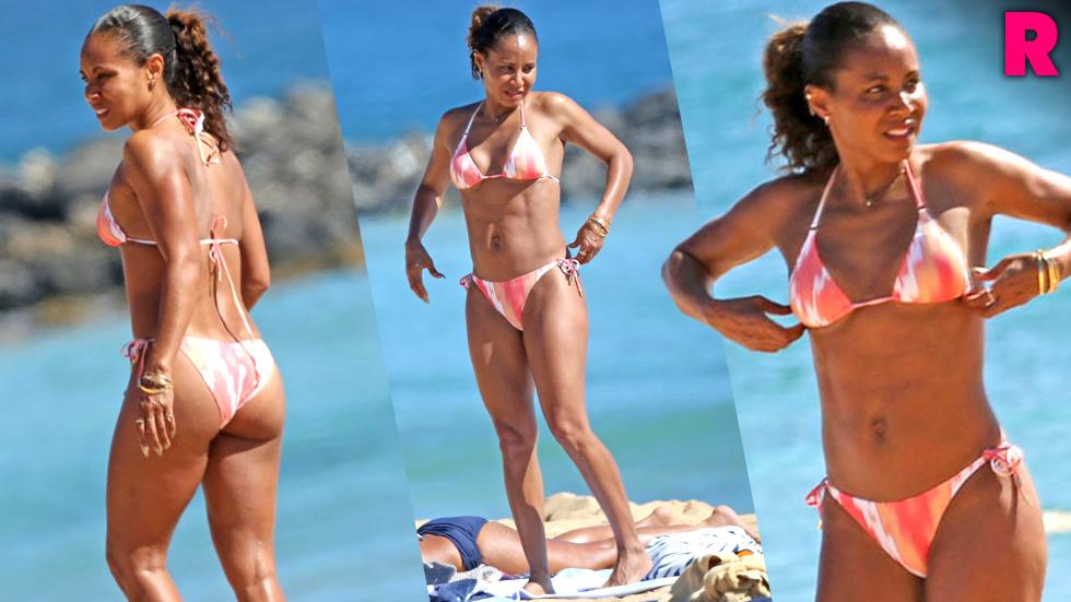 Jada Pinkett Smith Bikini Hawaii